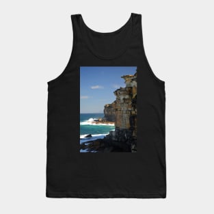 Pacific Ocean Cliffs At Providential Point Lookout NSW Tank Top